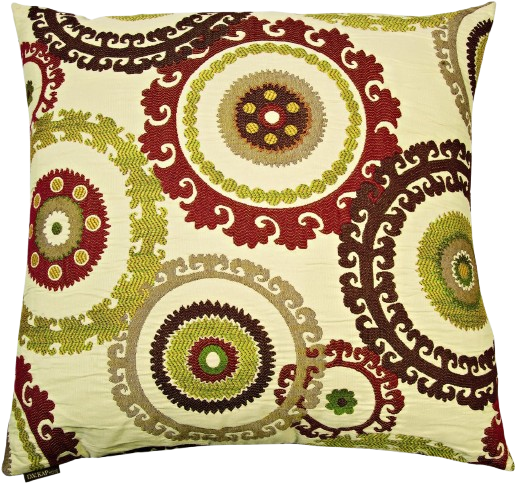 Taraz Decorative Throw Pillow, Teak